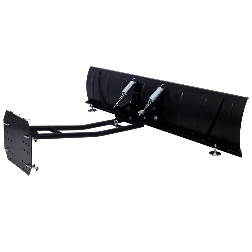 UTV Snow Plow Kit 72in Steel Blade Universal Mount Adjustable Angle
