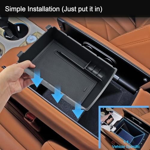 2025 2026 GV80 Center Console Organizer for Genesis GV80 Front-Armrest Box