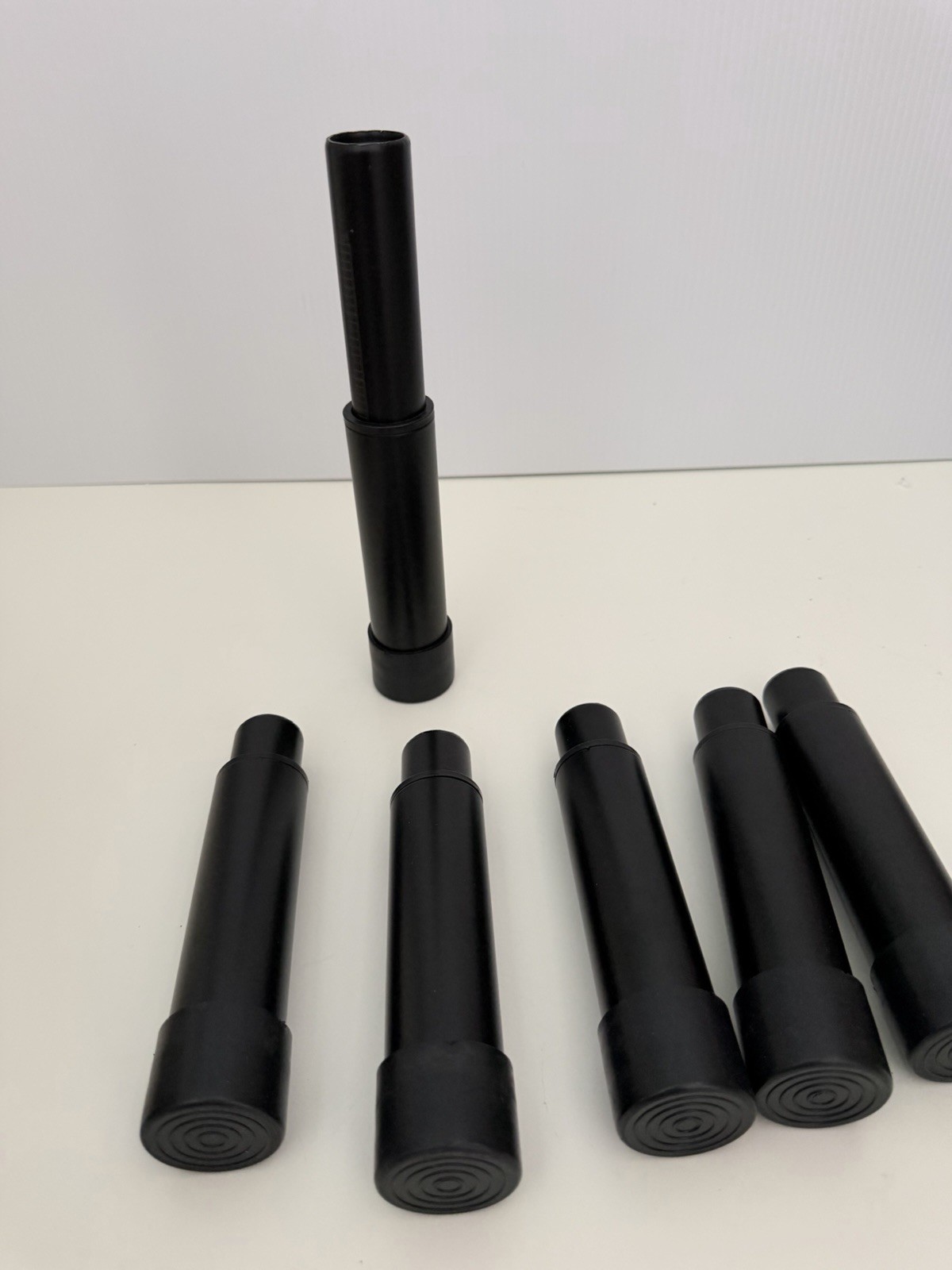 Adjustable Metal Legs risers for Furniture Cabinet Height 7″ to 11″ Set 6 *read*