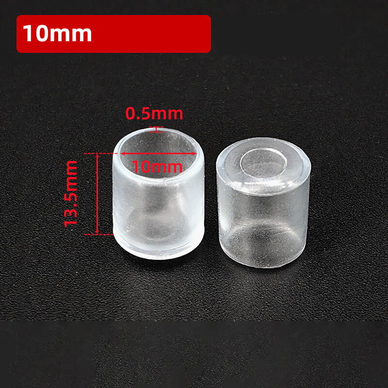 Clear PVC Rubber Chair Leg Caps Covers Furniture Table Feet Floor Protectors Pad