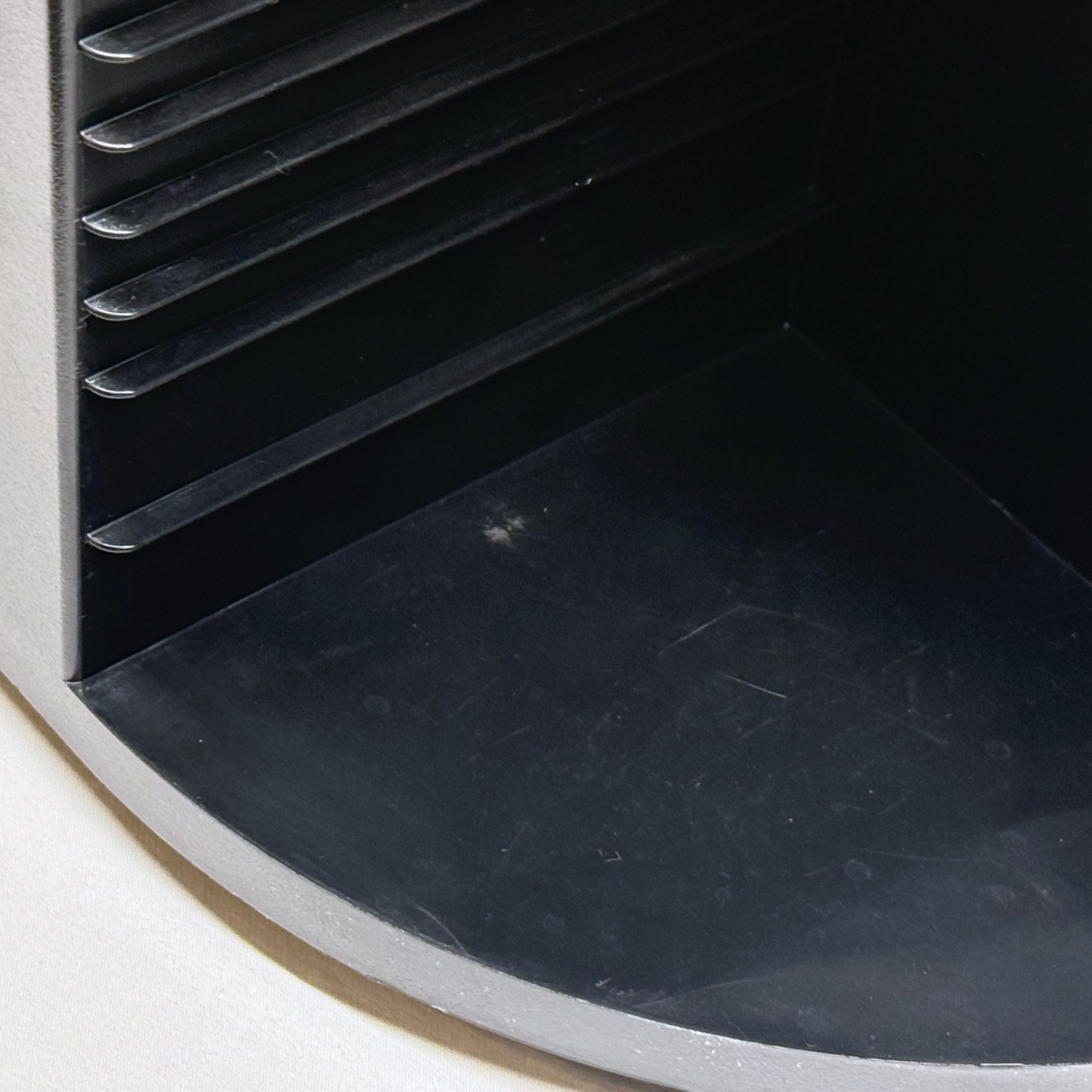Black Rotating Carousel CD Storage Tower Spinner Rack – HOLDS UP TO 80 CDS