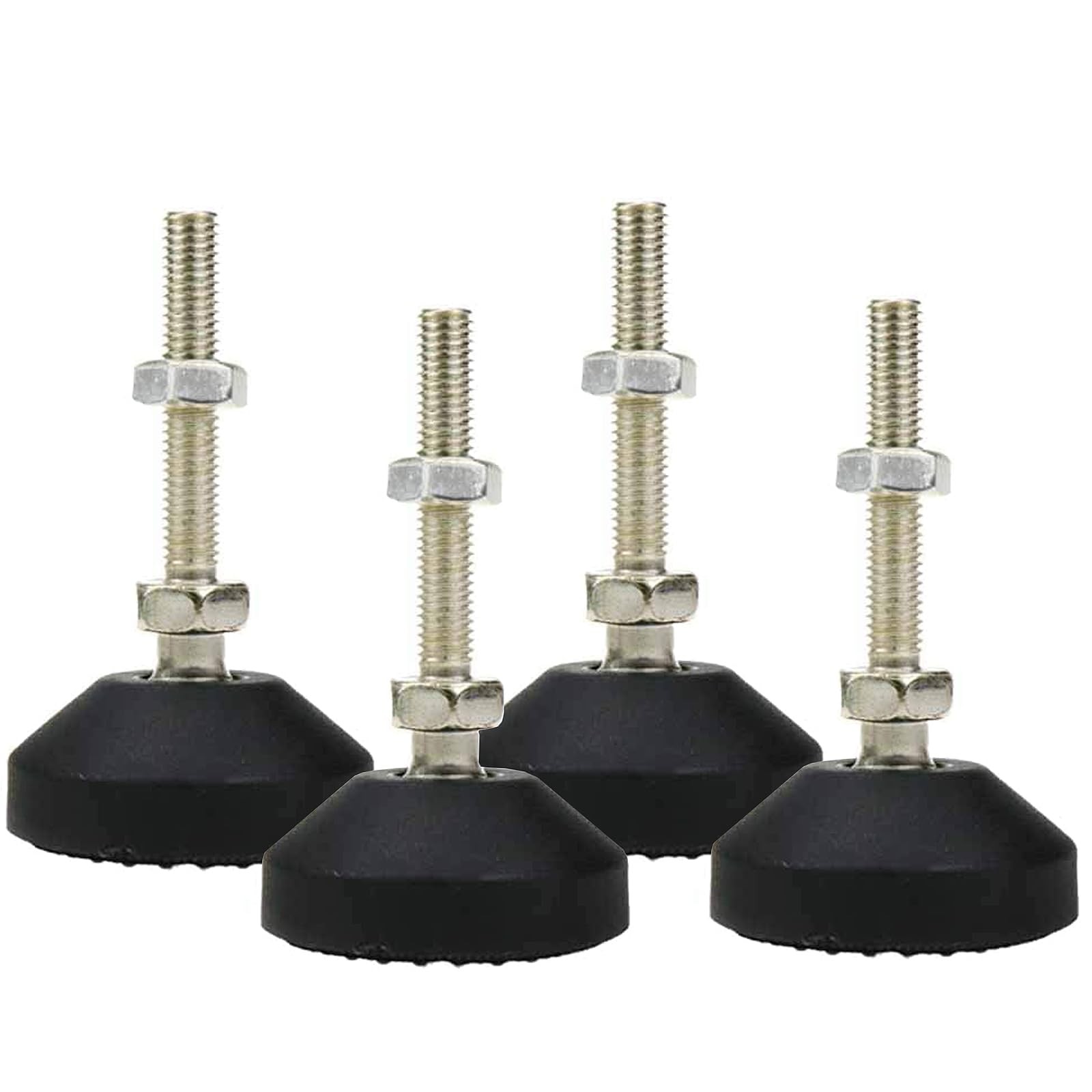 M8 Leveling Feet 880 Lb Capacity, 2.83 Inches Height – 2 Inches Base, 4Pcs