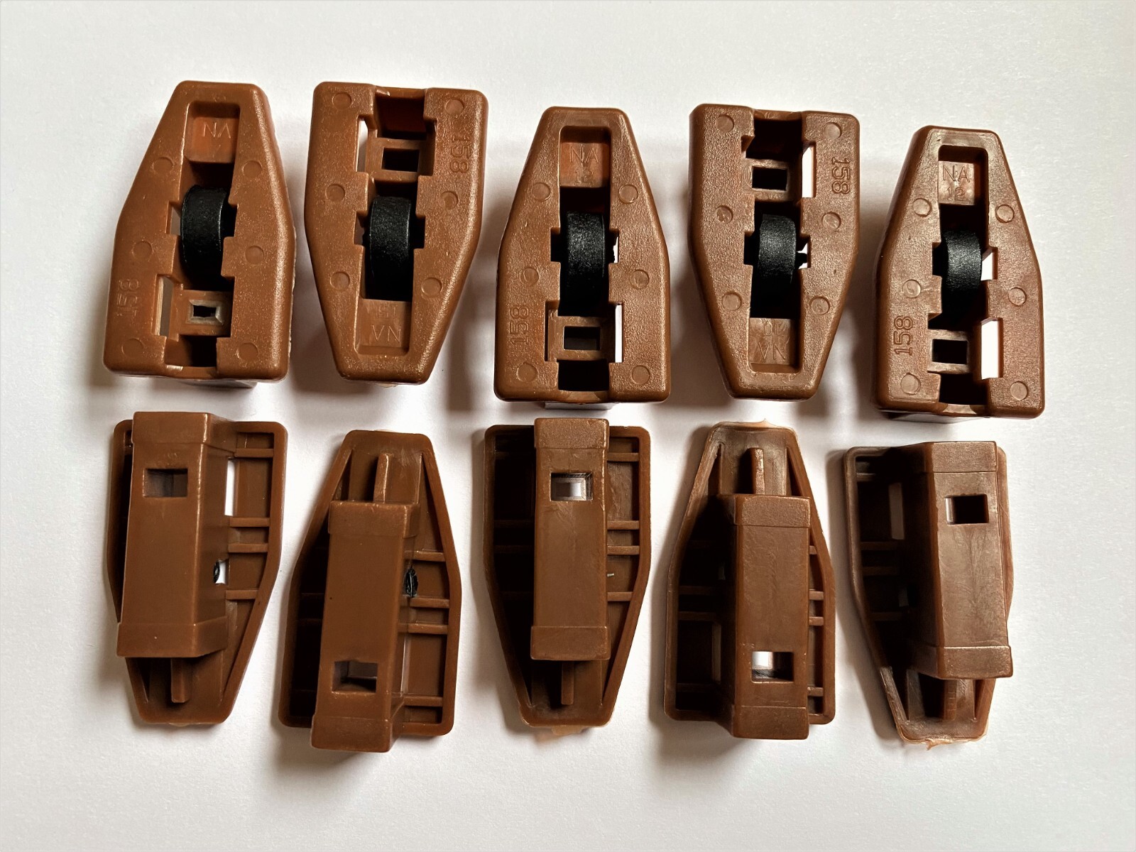 Set of 10 Kenlin Rite Trak II Drawer Stop Roller USPS tracking