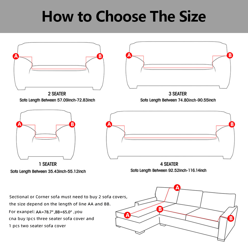 Quilted Waterproof Sofa Slipcover Protector Furniture Cover Anti-Slip Pet Mat