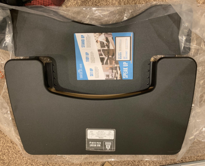 VERIDESK PRO PLUS 36″ BLACK/BRAND NEW