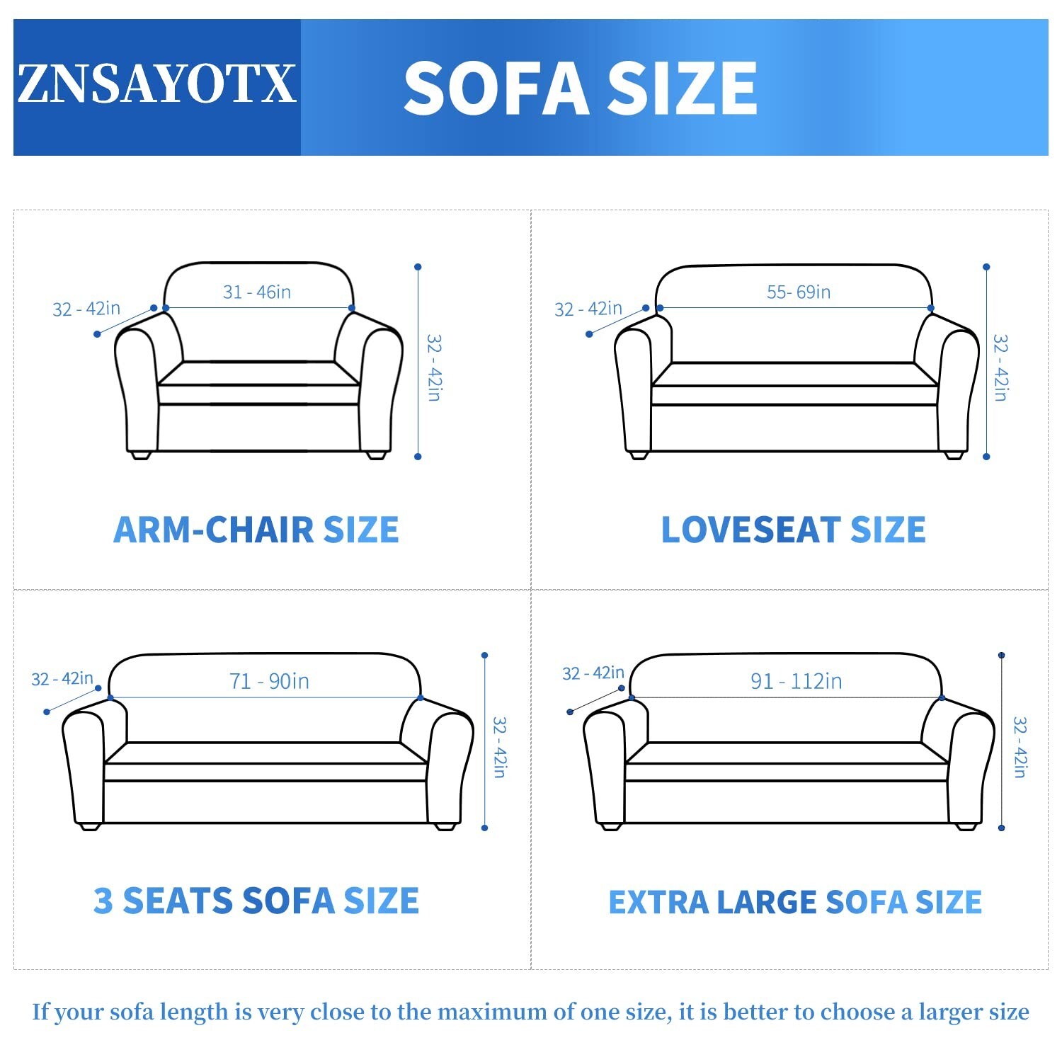 ZNSAYOTX 1 Piece Jacquard Couch Covers for 3 Cushion Couch High Stretch Sofa …