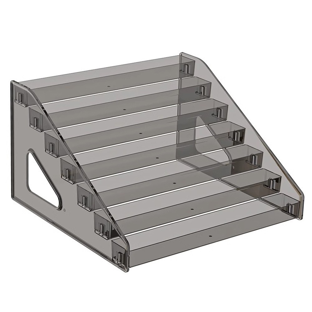 3/4/5/6/7Tier Acrylic Collector Card Display Stand Rack Shelf For Trading Cards