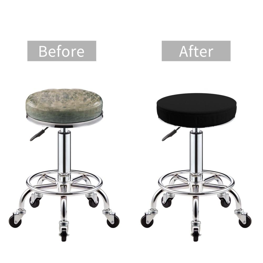 Custom Bar Stool Covers with Name Photo Text, Personalized Stool Seat Cover E…