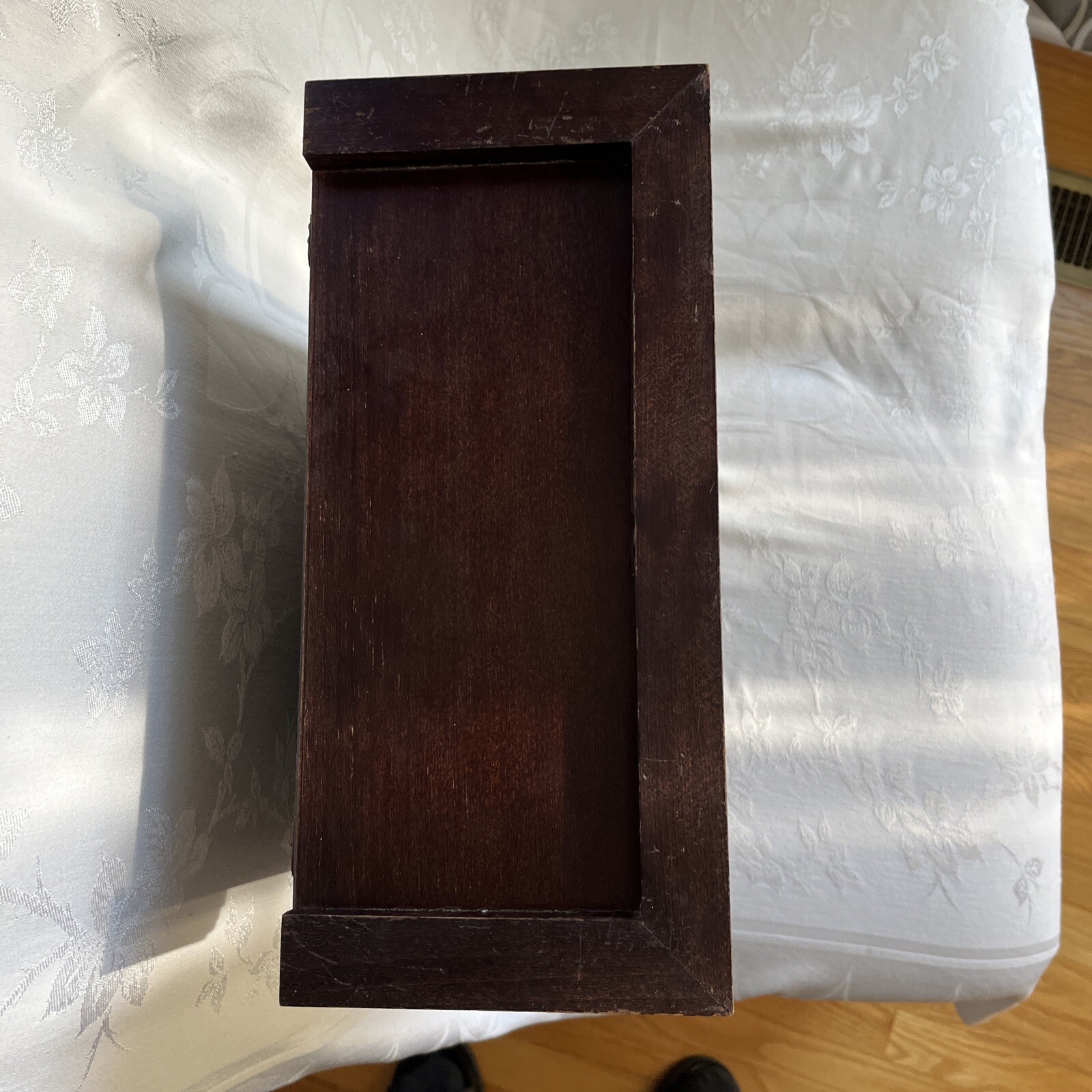 Vintage Remy Martin Cognac Wooden Display Case Cabinet Curio Glass Door Drawers