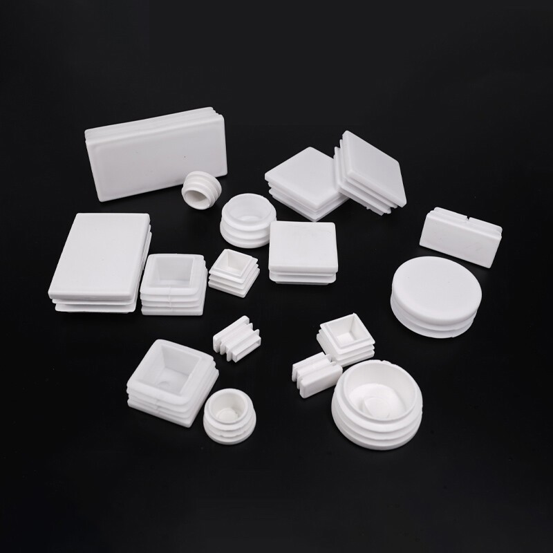 Square & Rectangle Plastic End Caps Blanking Plugs Tube Inserts Furniture Feet