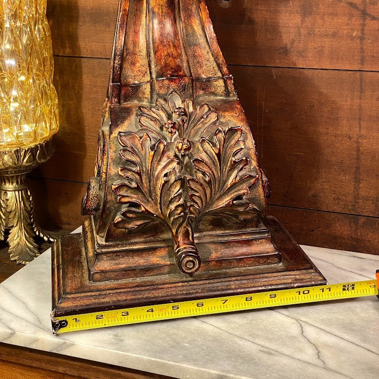 Wall Sconce Ornate Display Shelf Corbel 16.5″ Classic Vintage Wood Style Resin