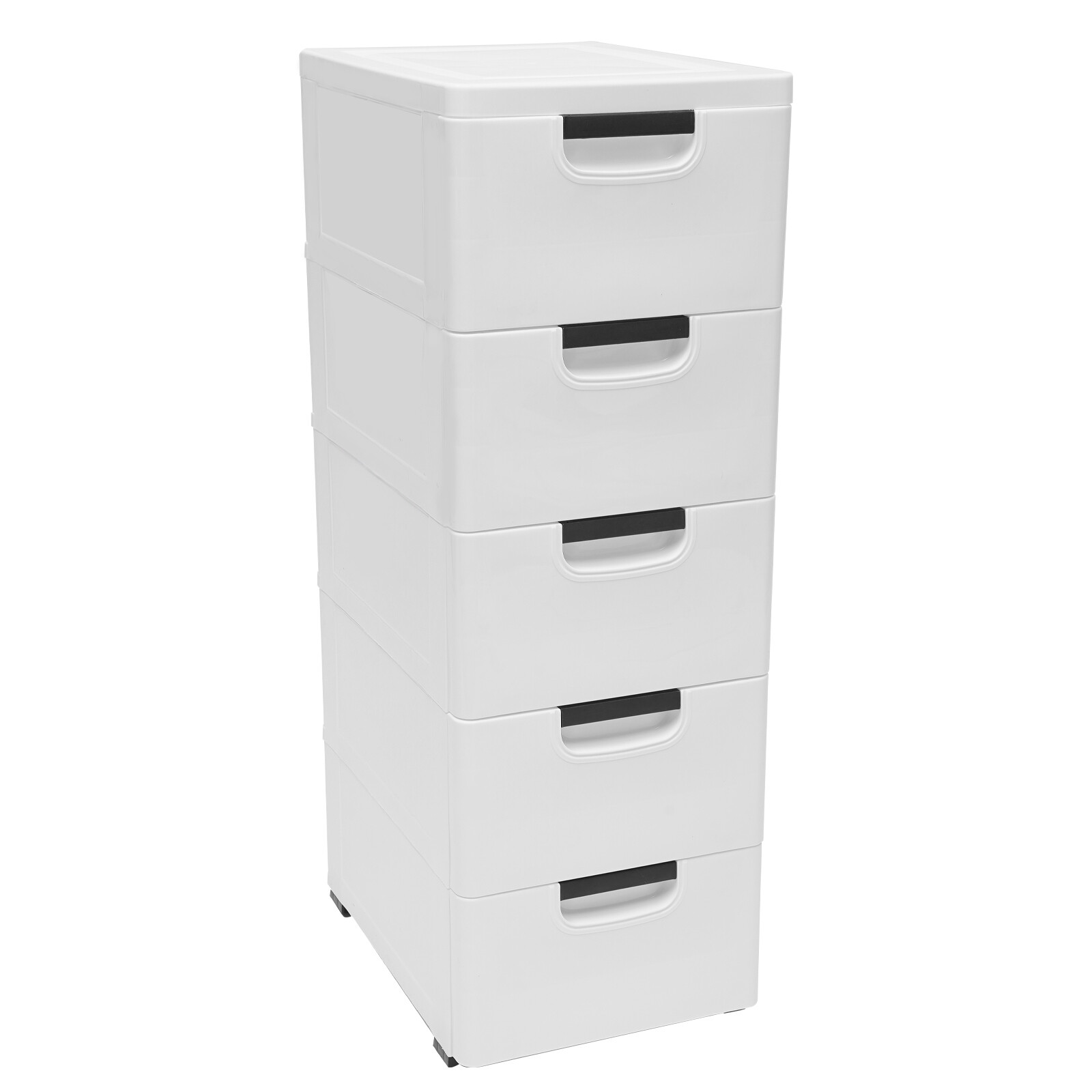 Plastic Drawers Dresser with 5 Drawers 15.75 x 11.81 x 33.07inches Cabinet