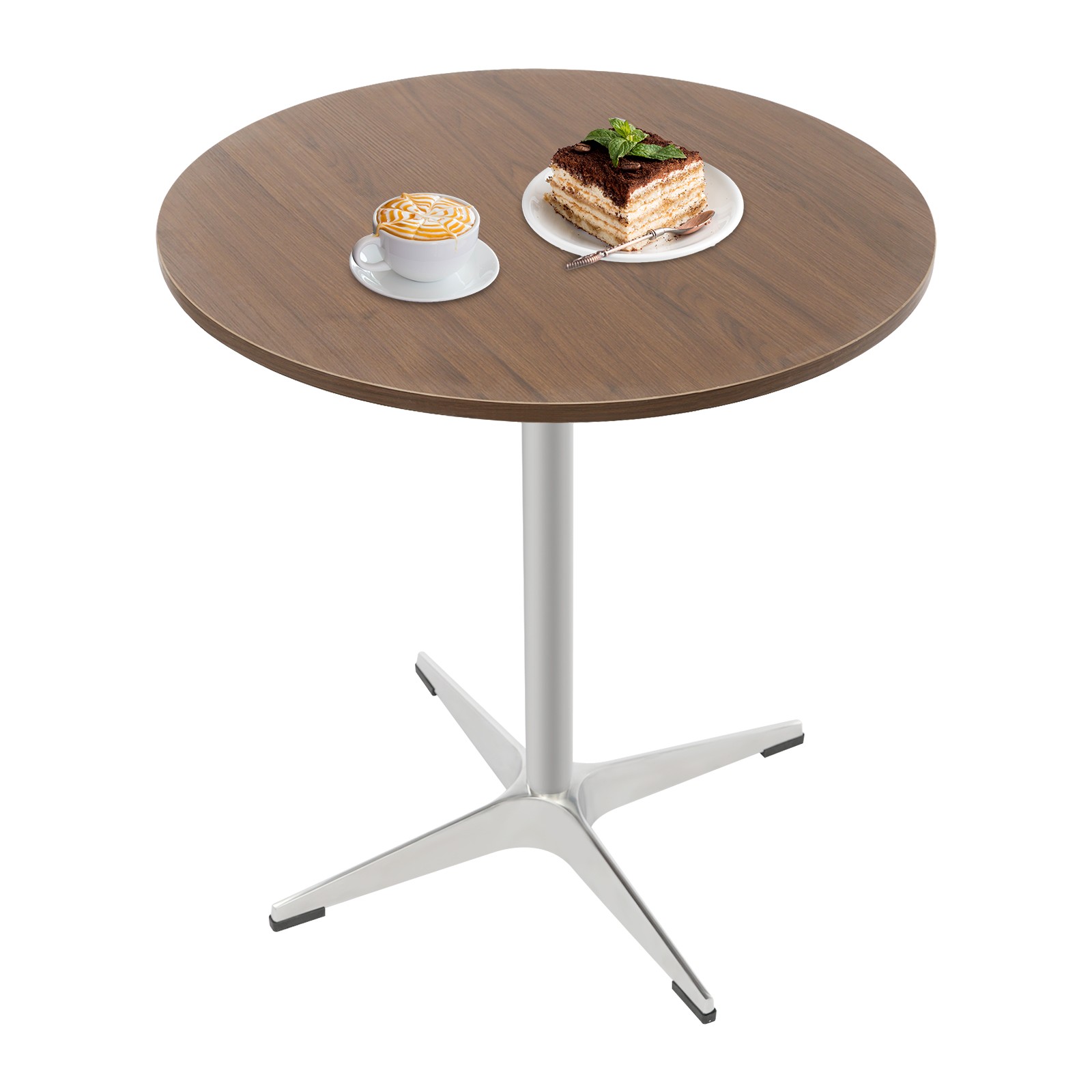 Round Table 27.5″ Dia Particleboard Dinner Table For Apartment Cafe 40kg max.