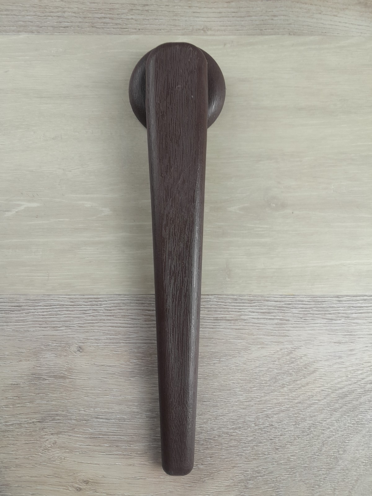 Lever Style Recliner Handle 1/2″, Brown Wood Grain Finish