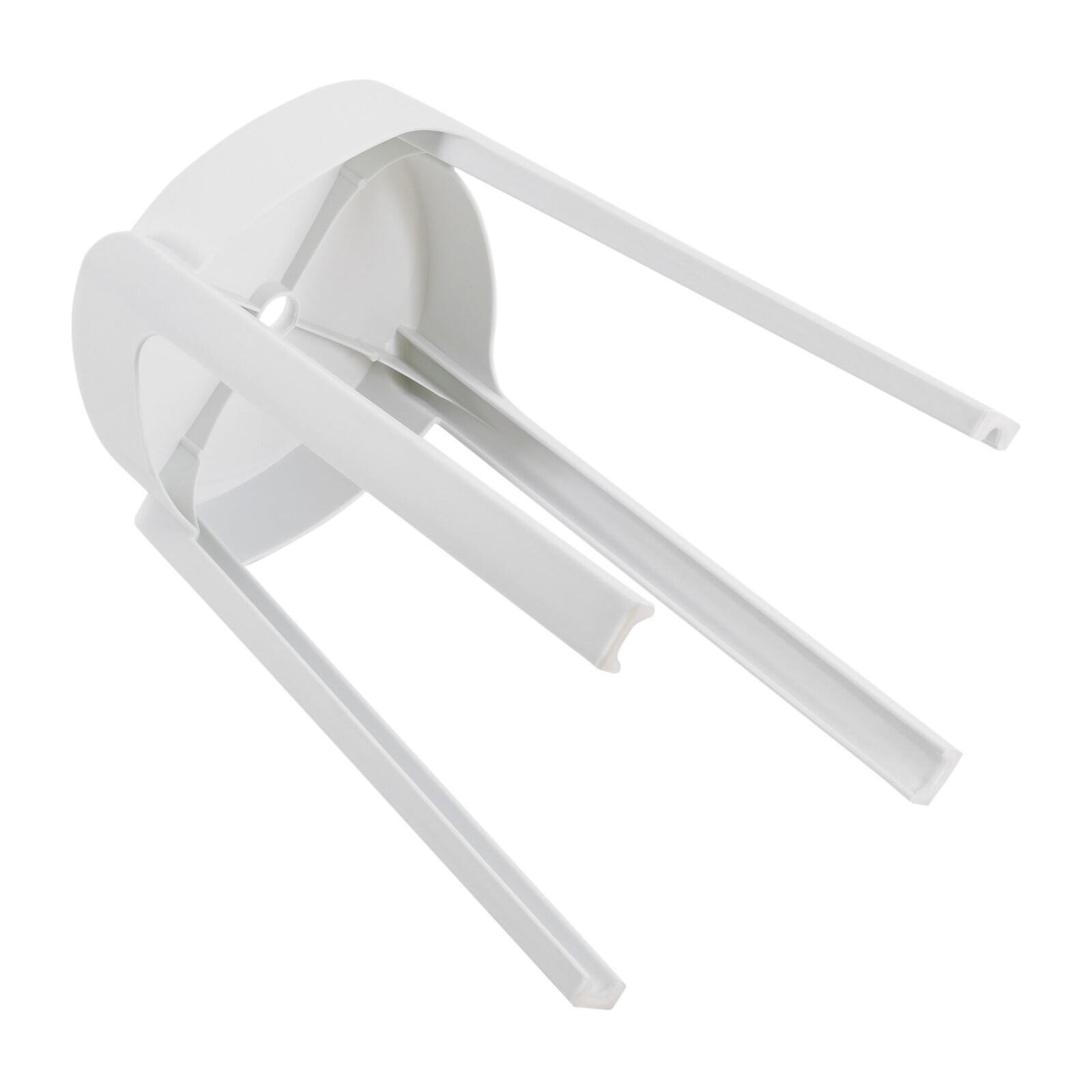 5Pcs Plastic Stools 18” Height Indoor OutdoorKitchen Bar Chairs Stackable White
