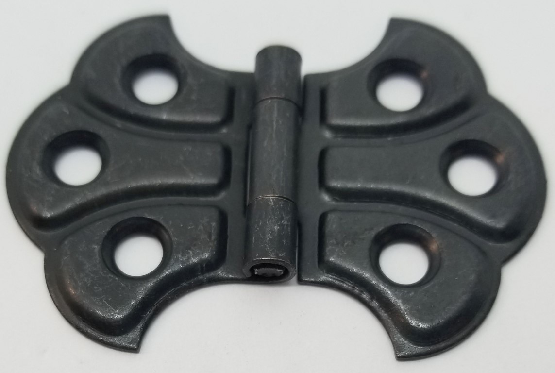 Oil Rubbed Bronze Steel Shell Hinge wing butterfly antique vintage rustic small