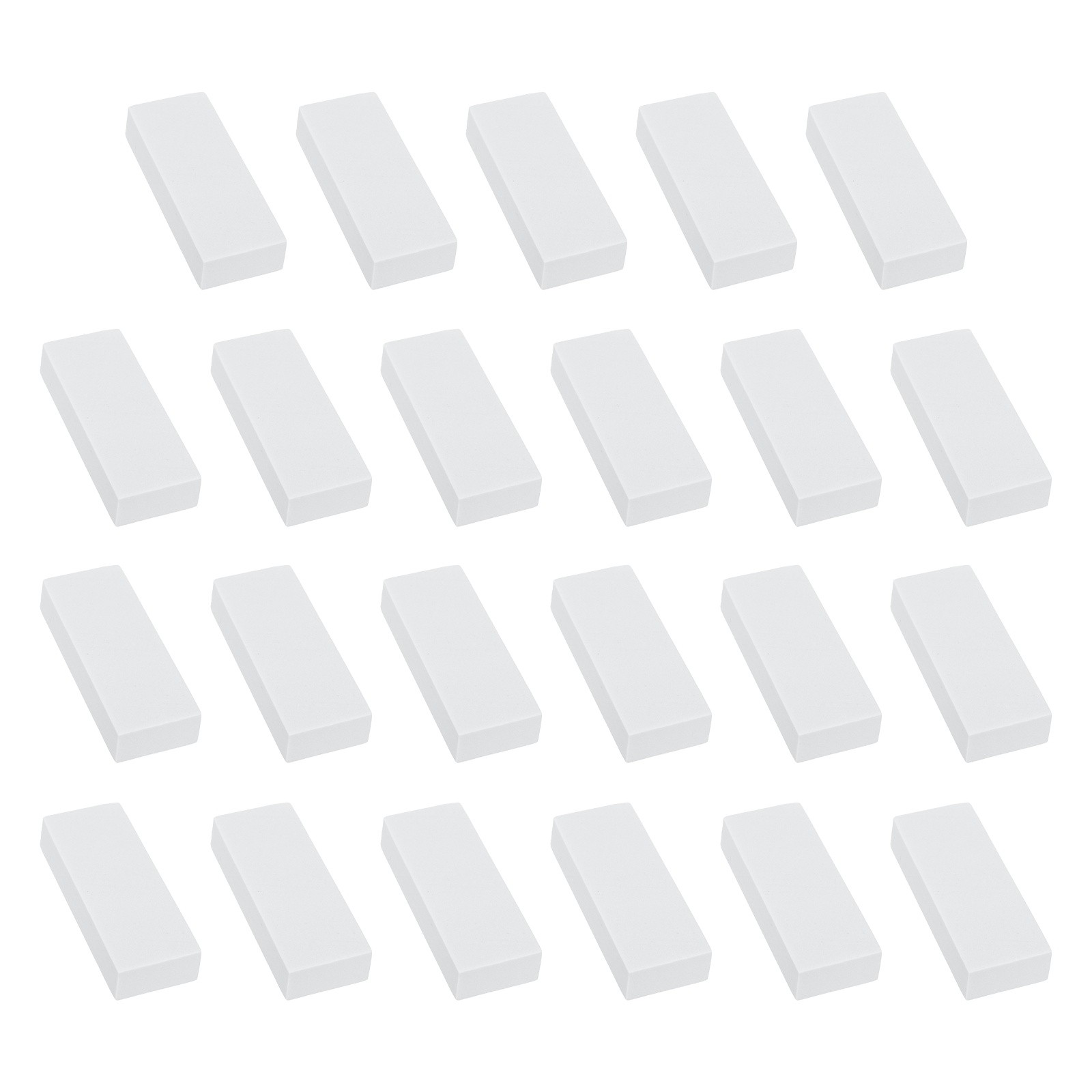 23Pcs EVA Foam Headboard Stopper Wall Protectors 0.6″ and 0.2″ Thick, White