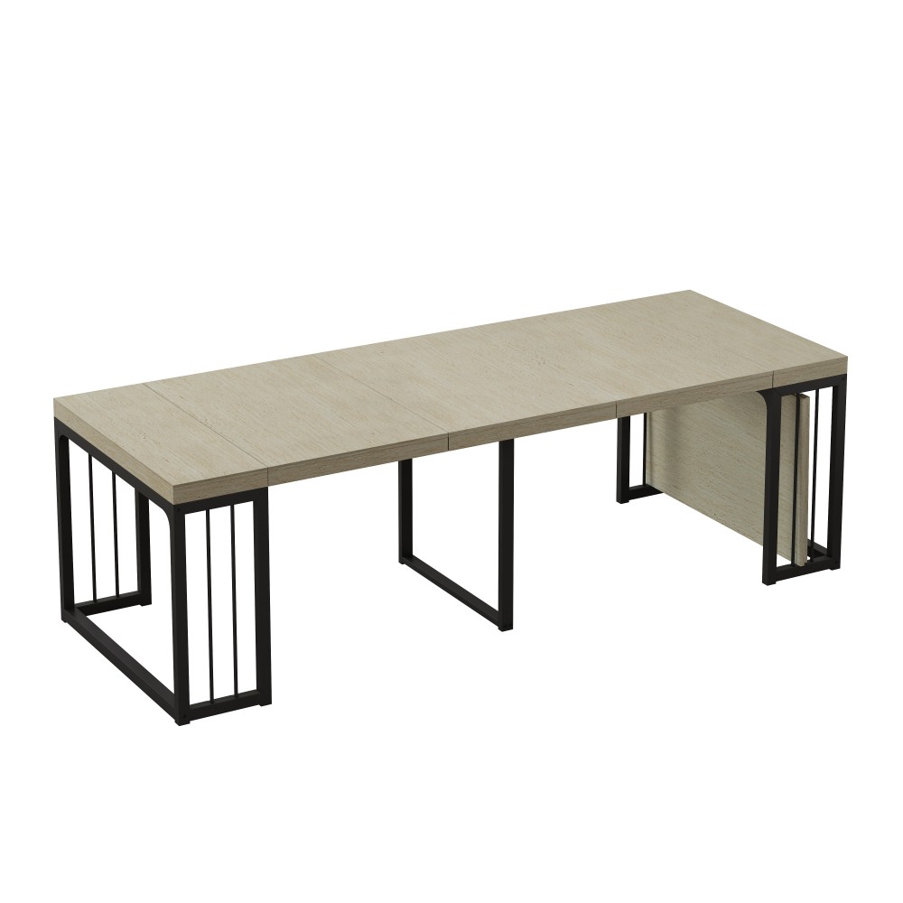 23.62″- 118″Modern Extendable Dining Table,Seats 2-10 People