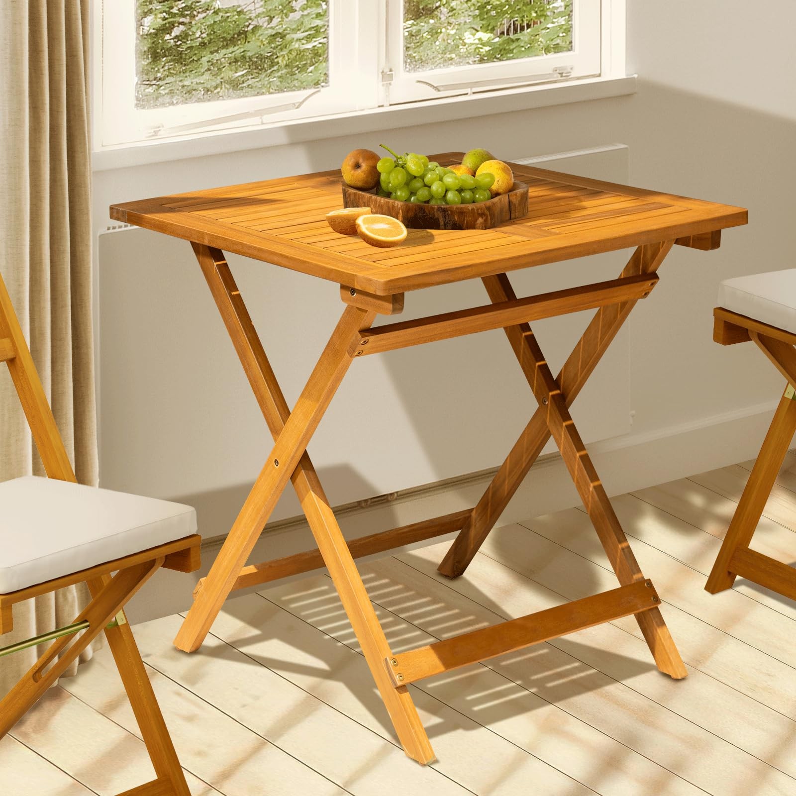 IDZO LEGOLAS FSC ACACIA WOODEN FOLDING TABLE – LEGOLAS FOLDING TABLE