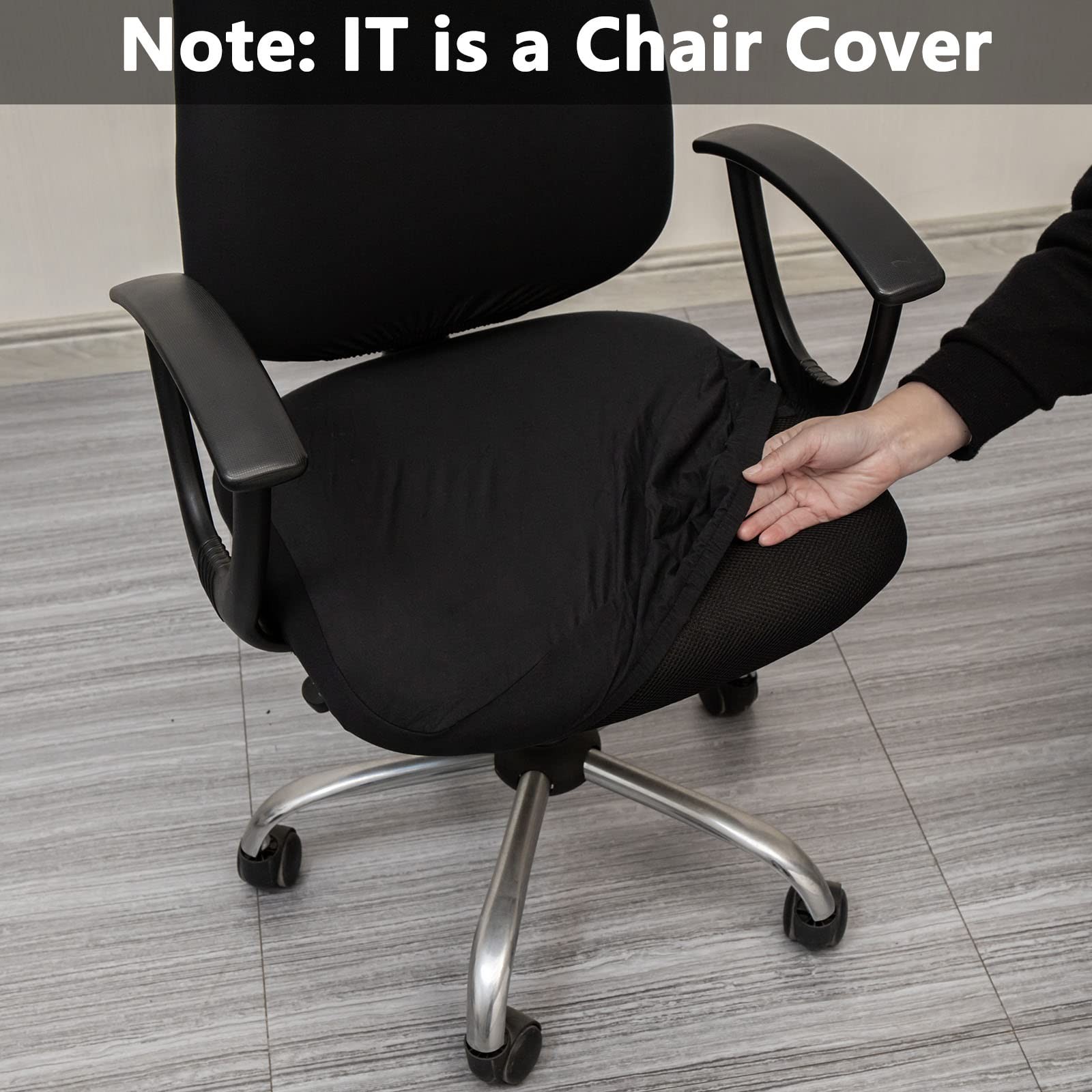Melaluxe Computer Office Chair Covers, Protective & Stretchable Universal Cha…