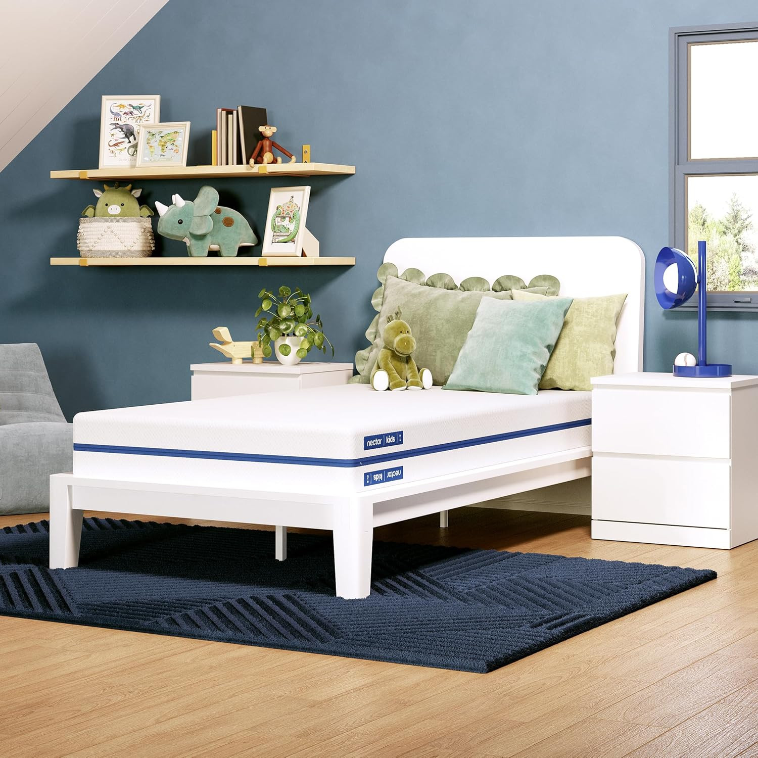 Nectar Kids Twin Mattress 8” – 2-Sided Design for Growing Children Ages 3-12+ –