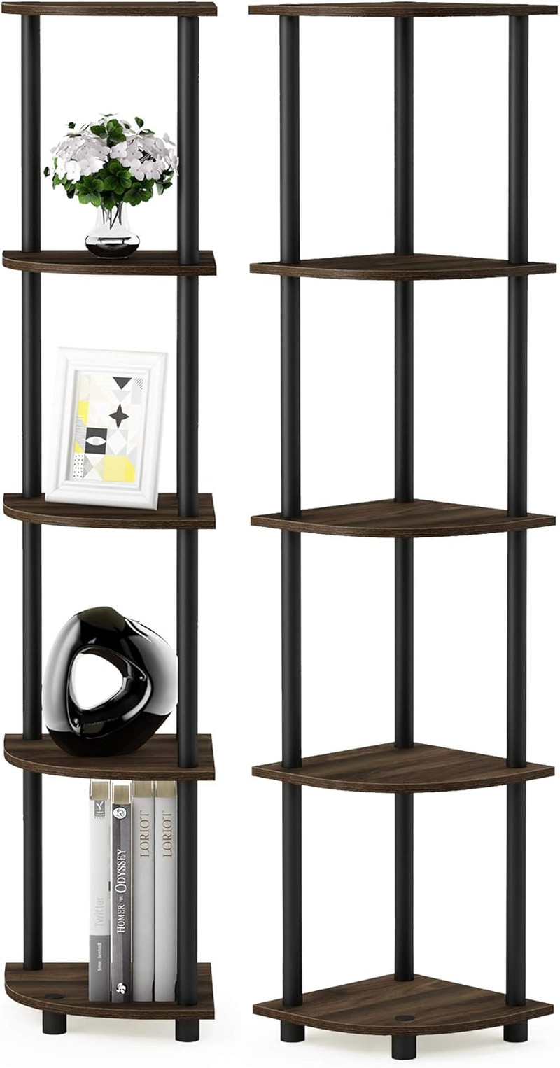 5-Tier Corner Shelf Set of 2 – Stylish Open Storage for Home & Office
