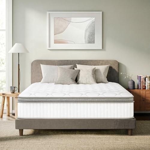 12 Inch Queen Mattress in a Box Hybrid Gel Memory Foam Pocket Spring Soft Plush
