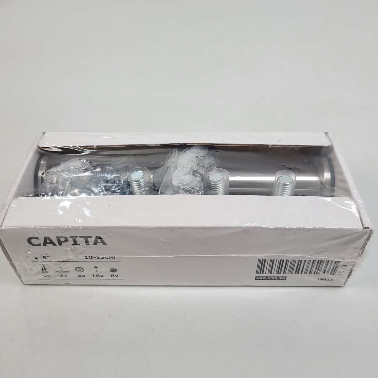 Ikea Capita 4-5″ 10-13cm Legs Stainless Steel Set of 4 602.635.74