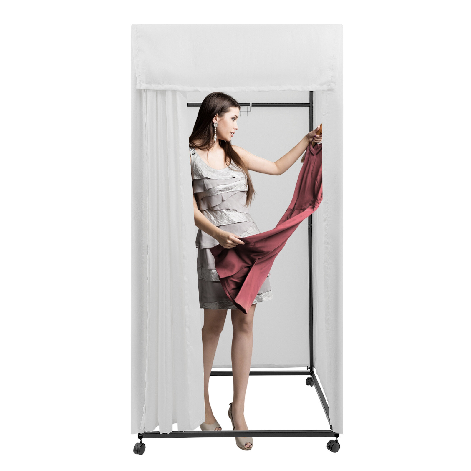 NEW Fitting Room Portable Dressing Room Movable Fitting Room For Outdoor 1*1*2m