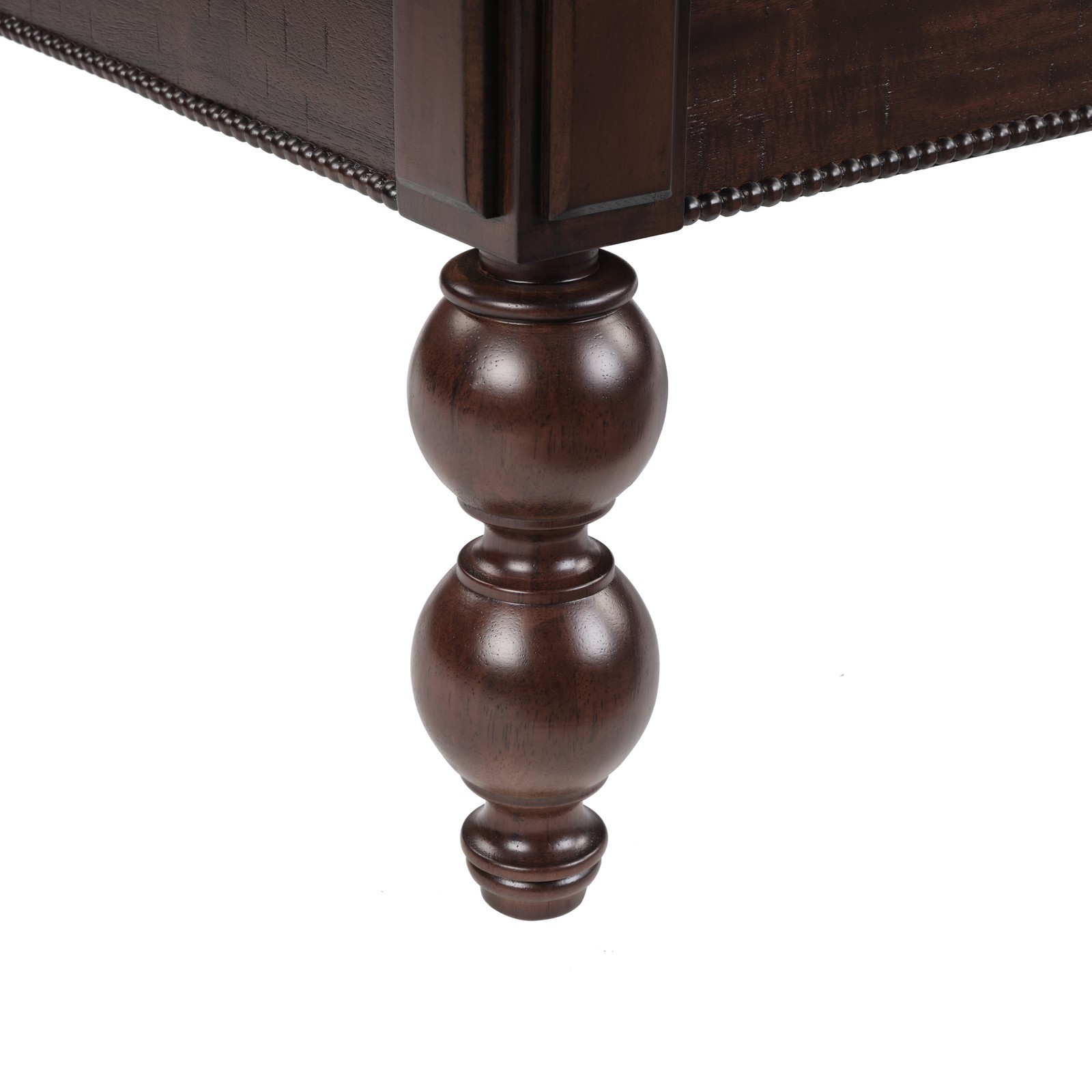Rectangular Wooden Coffee Table with Storage Drawer, Vintage Cocktail Table with