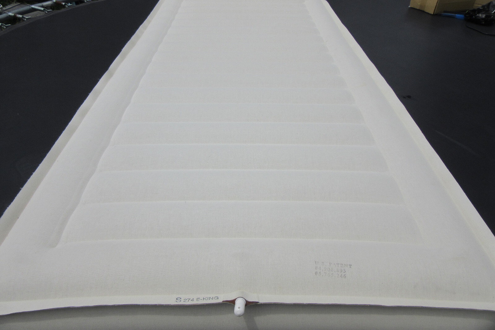 Sleep Number Air Bed Chamber has large stain 1/2 King Size Mattress S 274 E A