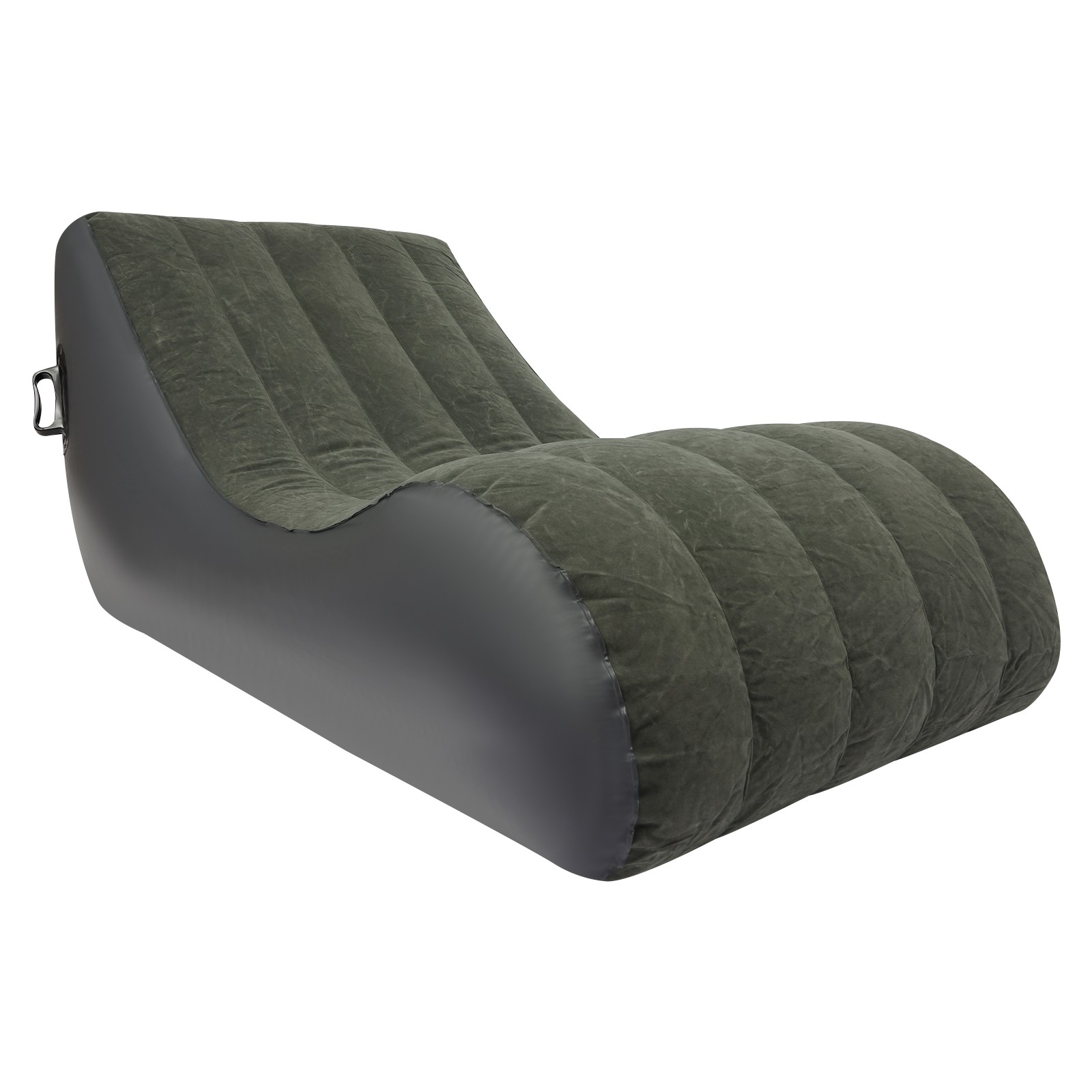 PVC Flocking Sofa Bed Max Capacity 440.92lbs Inflatable Sofa Folding Sofa Bed