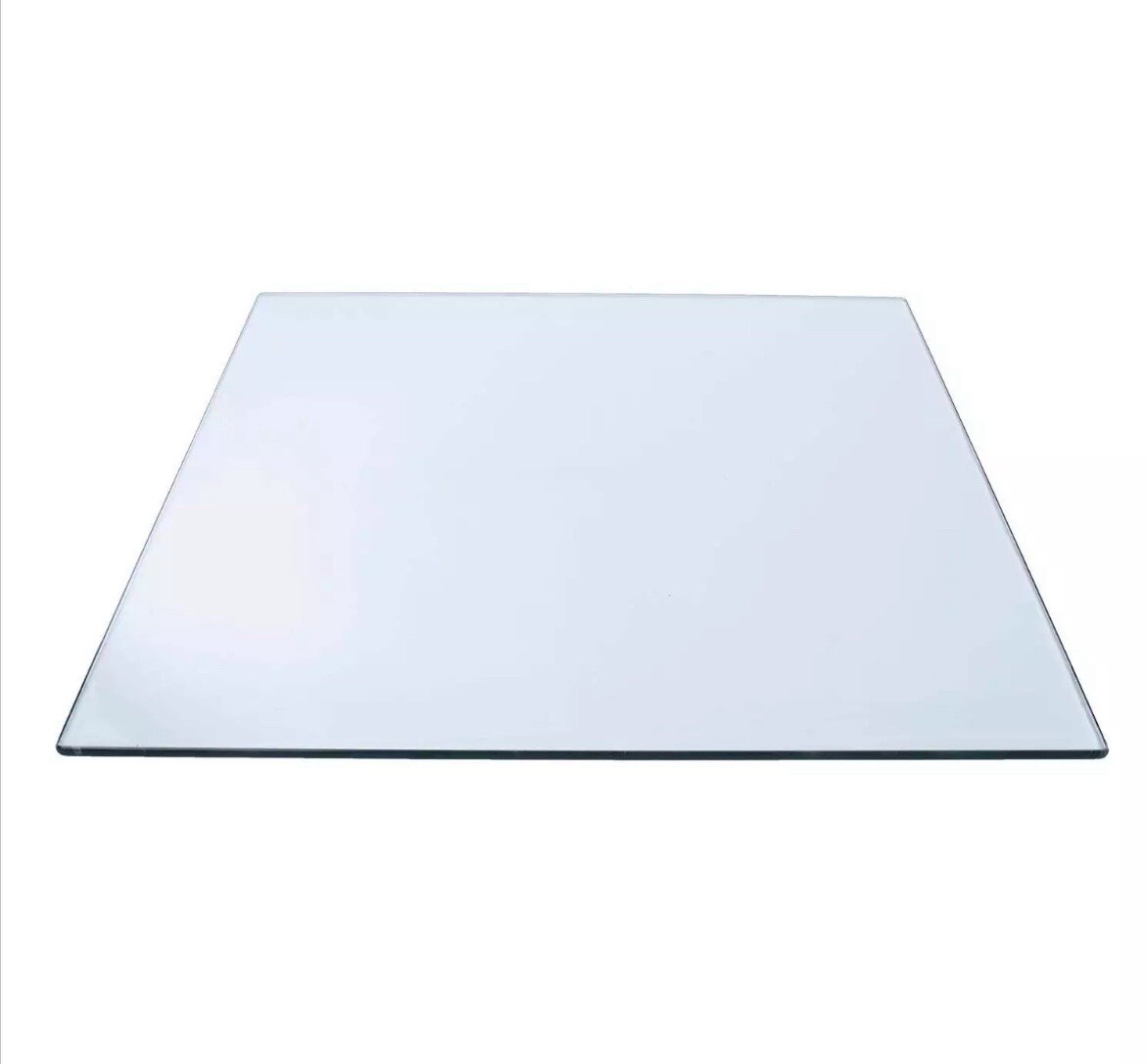 Pro Safe Glass 36″ x 36″ Square Tempered Glass Table Top 3/8″ Thick Flat Edges