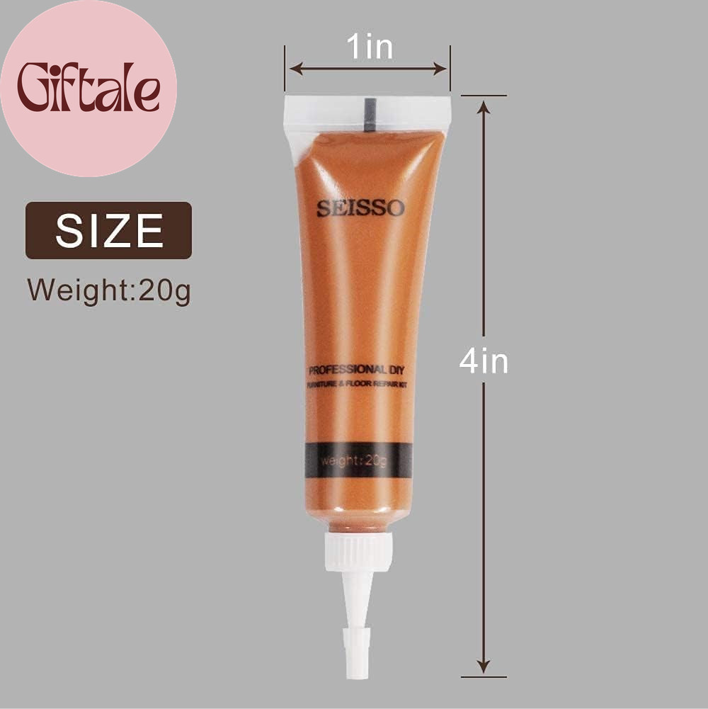 Wood Repair Kit Touch up Paint Restore Any Wooden Furniture Stain, 12 Colors Cov