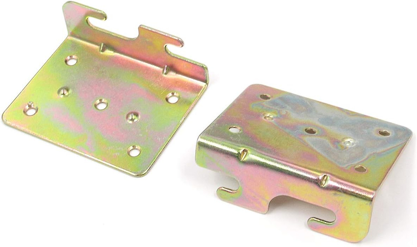4 Pcs Universal Beds Rail Bracket Iron Bed Plates Hook on Conversion Brackets fo