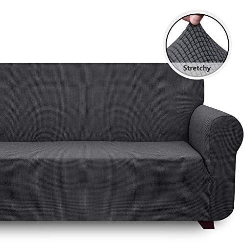 iCOVER Sofa Slipcover, Multiple Size One Piece High Stretch Couch Cover, Mach…