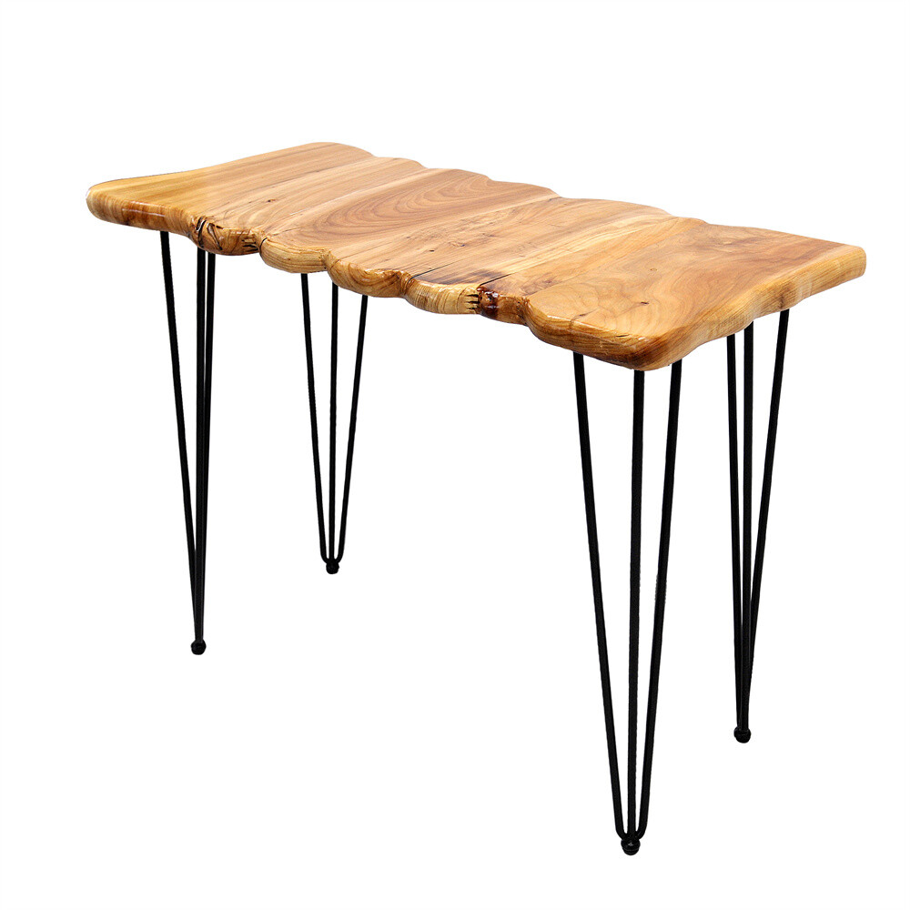 HST 6″ – 30″ Coffee Table Metal Hairpin Legs Iron Bar Black Set of 4