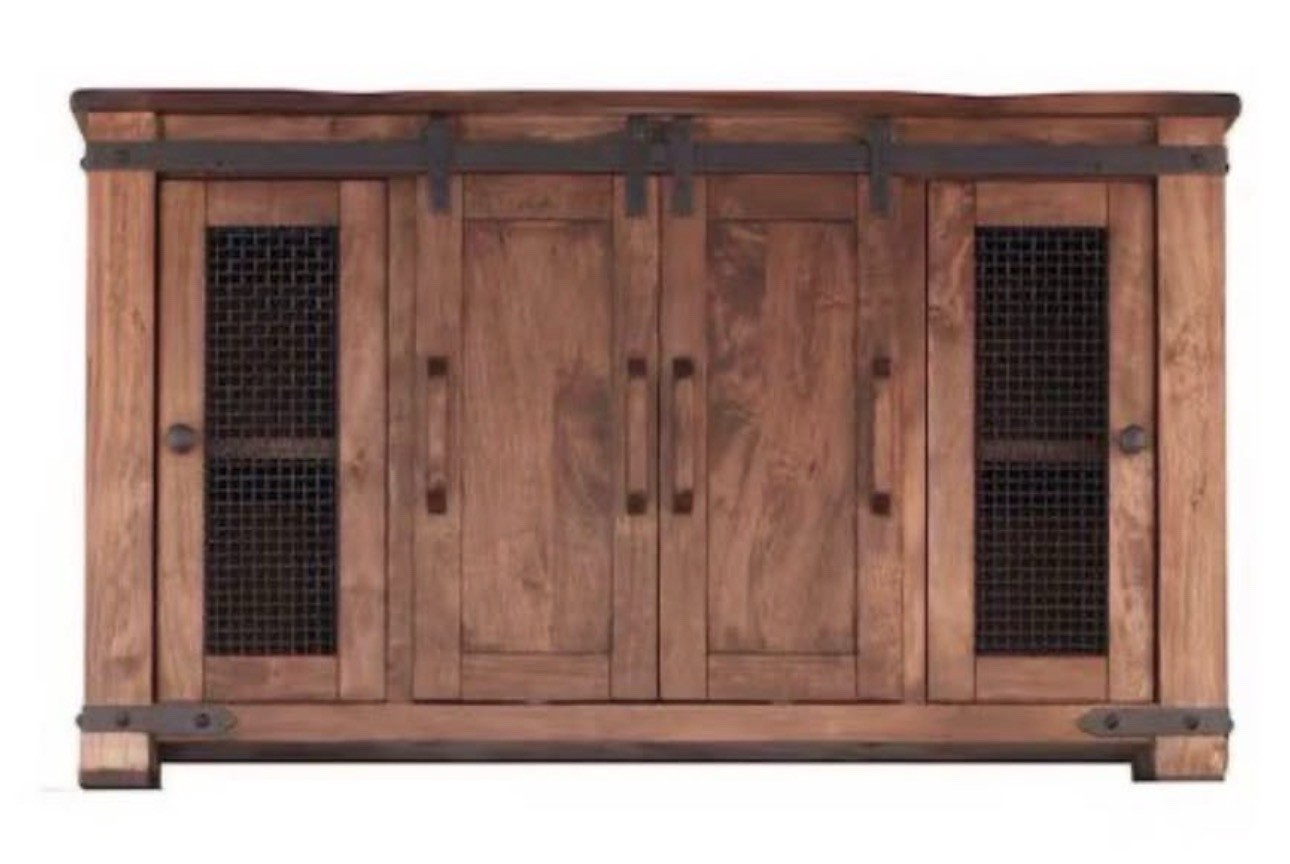 HomeRoots TV Stand with shelves ($1500 Retail)