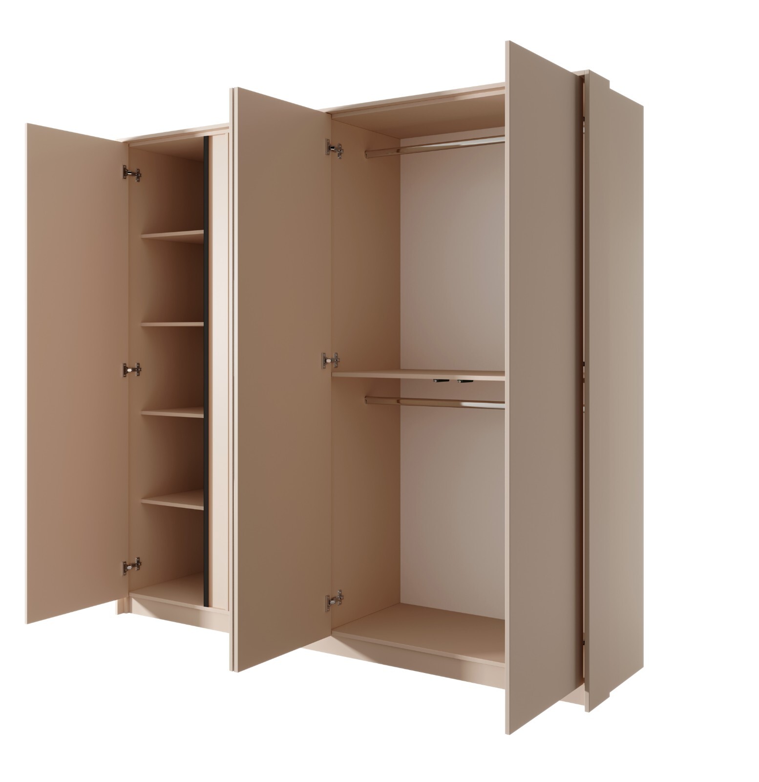 Bedroom Set DAST 3 Piece – Wardrobe Bed Chest of Drawers Modern