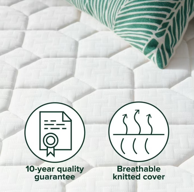Zinus 6″ Core Comfort Tight Top Bonnell Innerspring Mattress, Twin