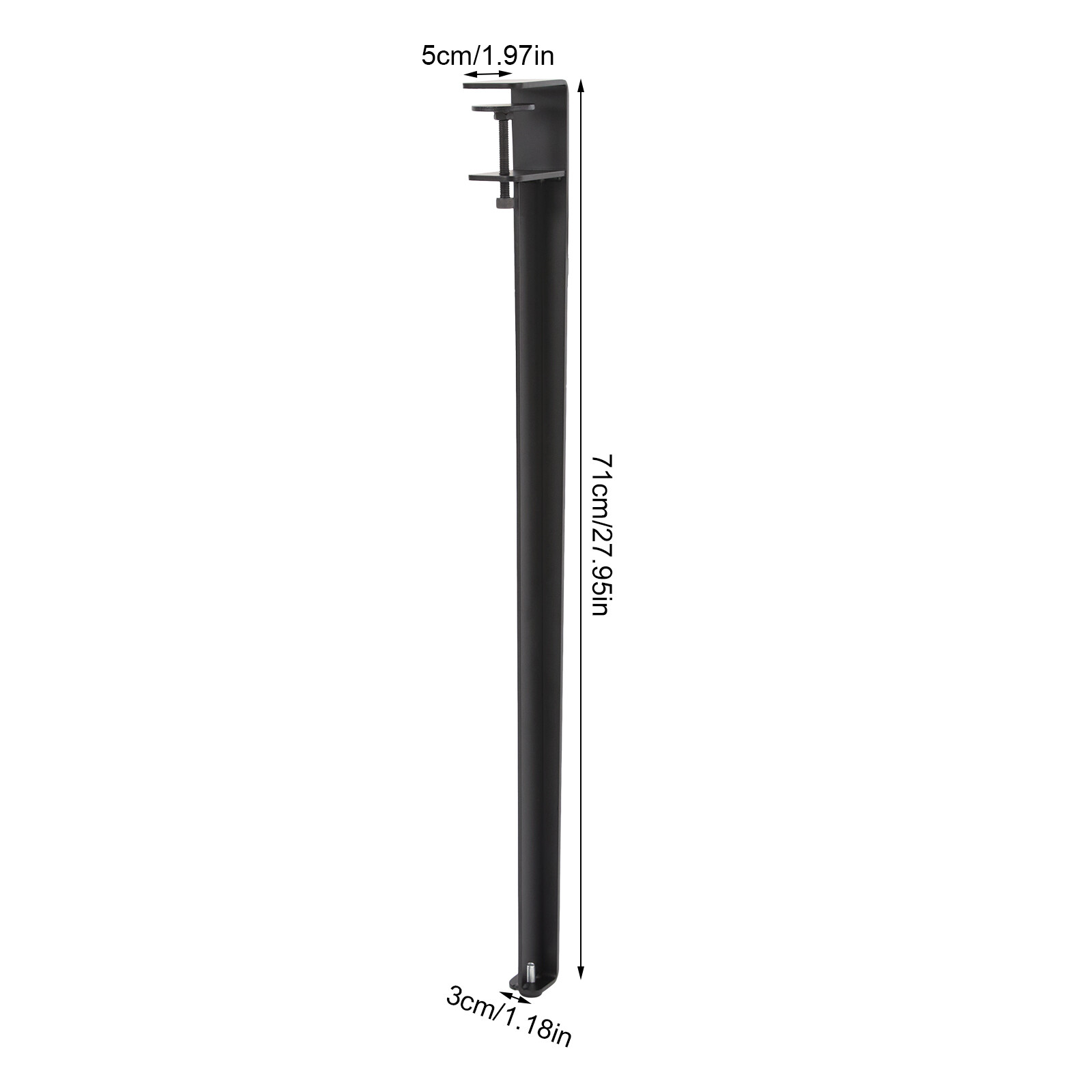 4pcs Adjustable Table Legs, Table Clamp Legs, F-shaped Table Legs Black