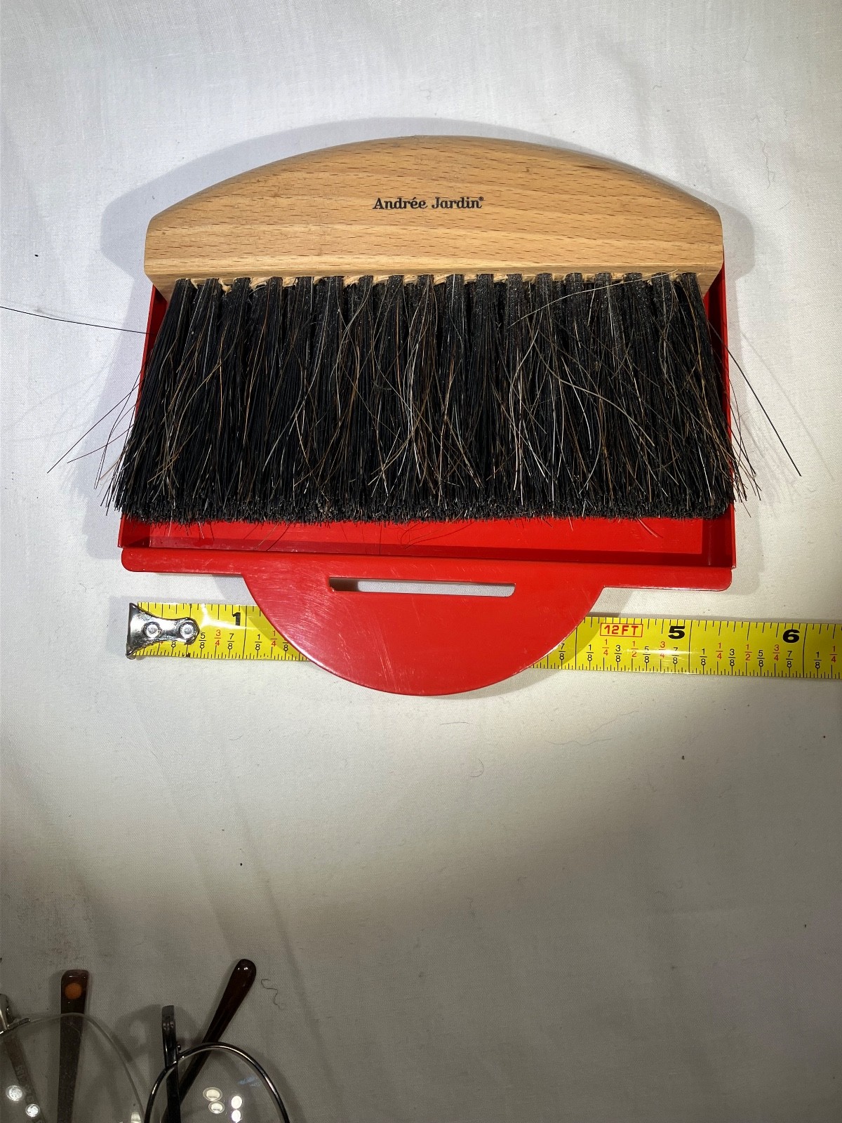 Andree Jardin Brand Table Top Dustpan and Brush Made in France EXC Orig $50