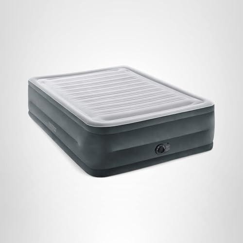 Intex 64417ED 22in Queen Dura-Beam Comfort Plush High-Rise Inflatable Air Mattre