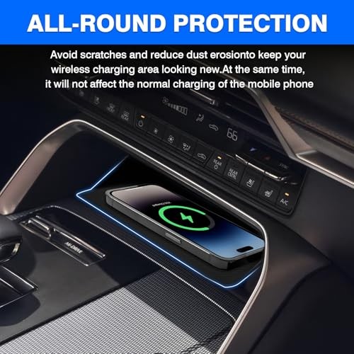 Wireless Charging Mat for 2024-2026 Mazda CX90/2025-2026 CX70 Accessories