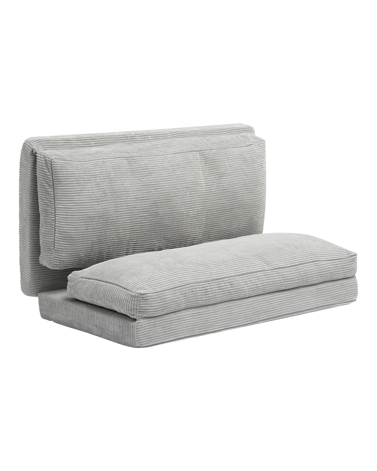 VEVOR Folding Sofa Bed Foldable Couch Bed with Washable Cover Dark Grey (Full)