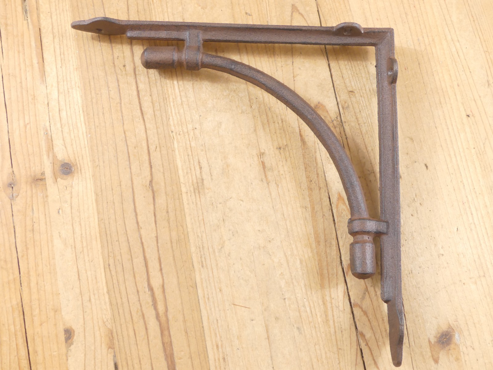 4 LARGE Shelf Brackets Corbels Wall Cast Iron Rustic Farmhouse 10″ X 10″ !!