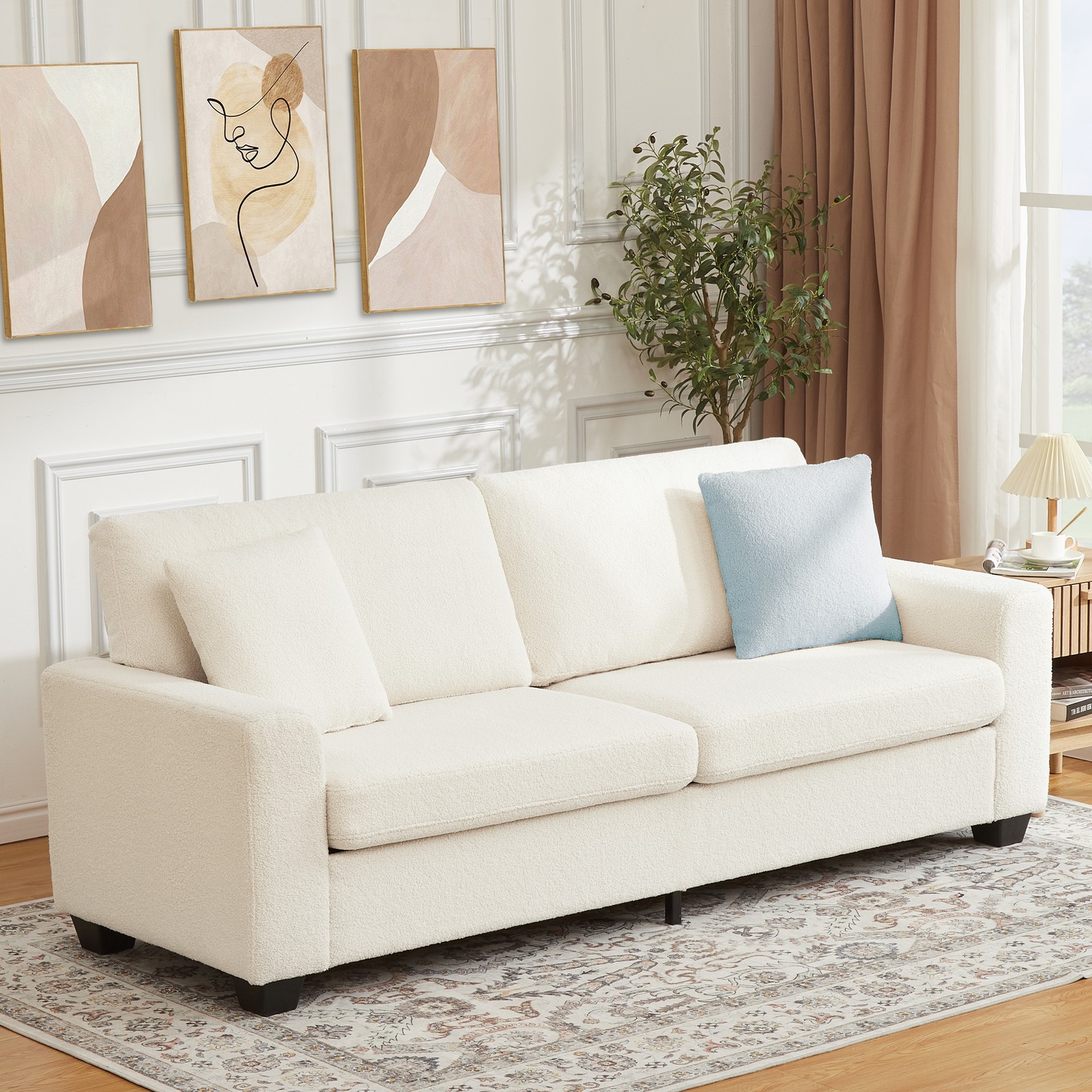 Loveseat Sofa Couches Two-Person Sofa Modern Love Seat Sofa Couches for Bedroom