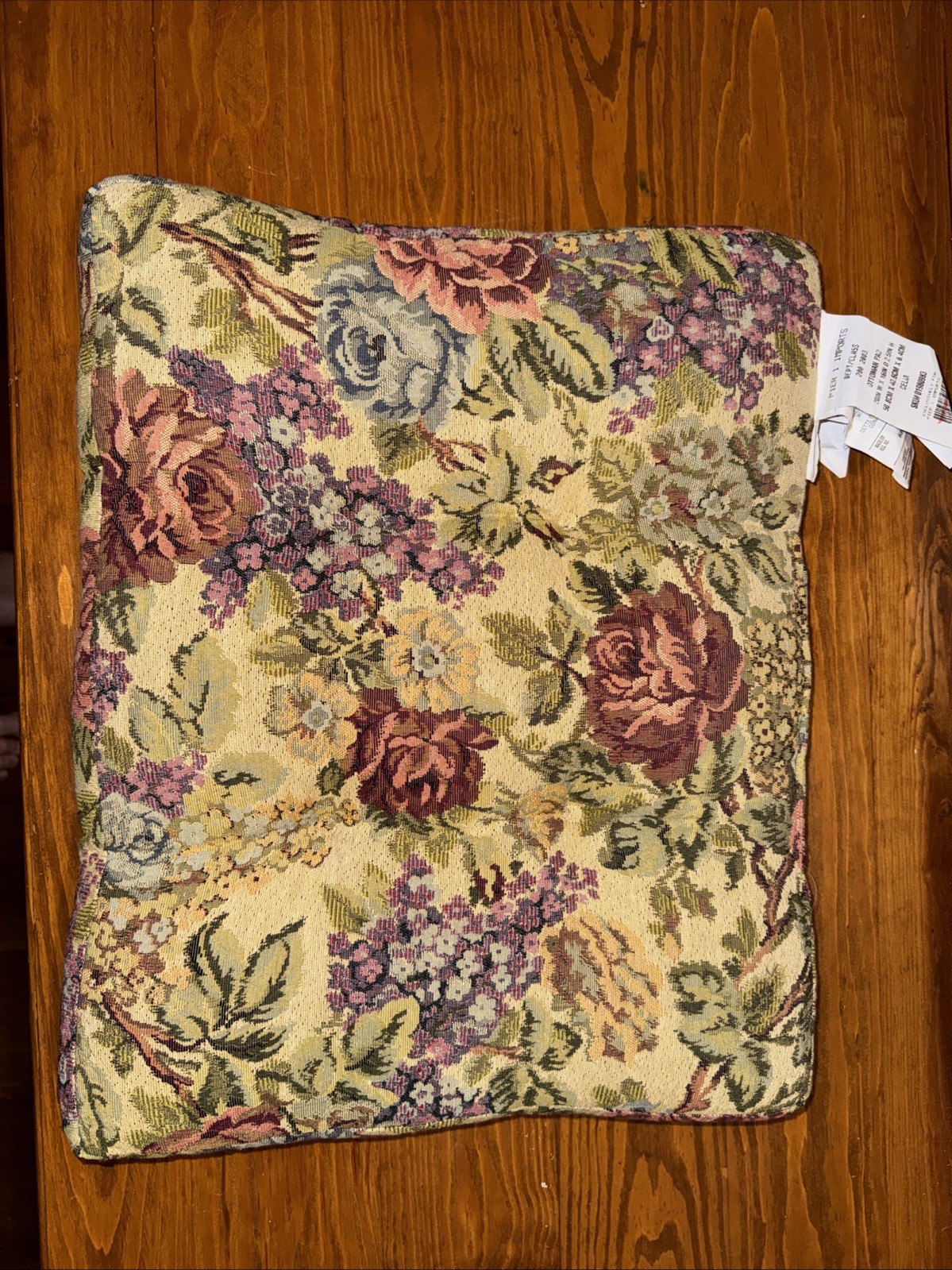 Vintage Pier 1 Tapestry 306 Celia Ottoman Cushions 20x16x2.5” 4 Available