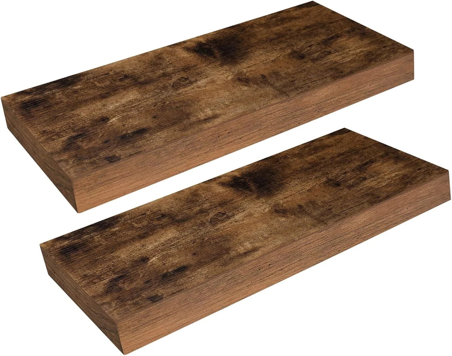 Floating Shelves, Wall Shelf Set of 2, 15.7 Inch Hanging Shelf with Invisible…