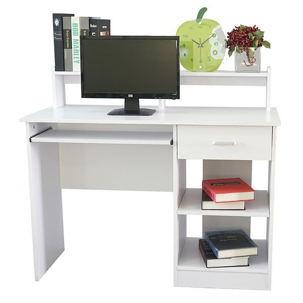 White General Style Modern E1 15MM Chipboard Computer Desk Office High Quality